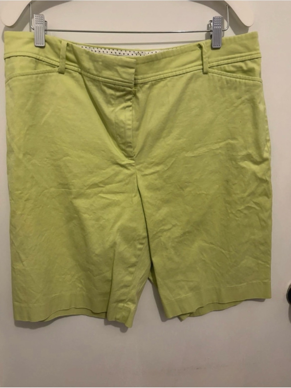 Talbots Yellow-Green Bermuda Shorts